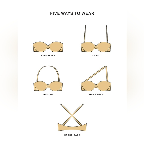 Victoria's Secret Mousse Illusions Smooth Multi-way Uplift Bra - Picture 7 of 8